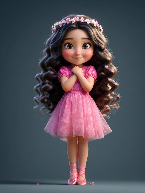 Illustration from Yes to the Curls book